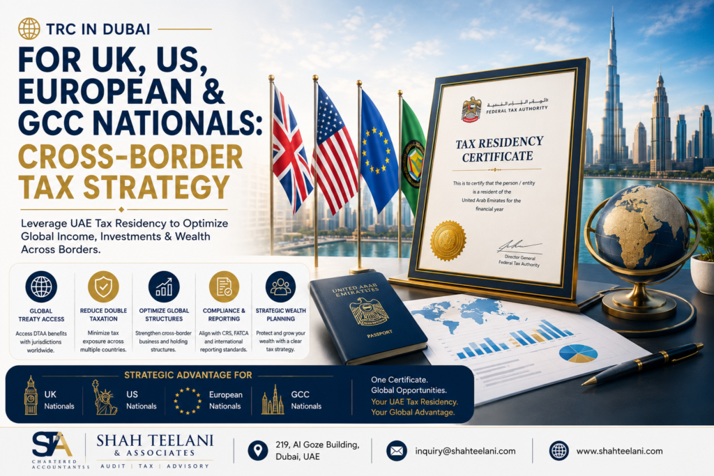 Corporate TRC Documents Dubai — Shah Teelani & Associates