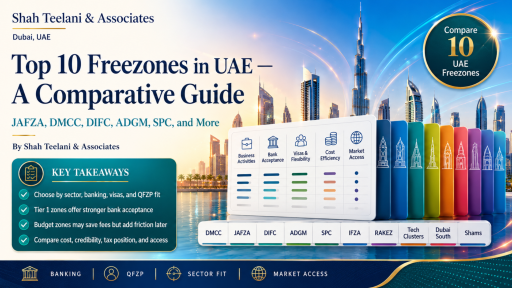 Top 10 Freezones in UAE — Shah Teelani & Associates